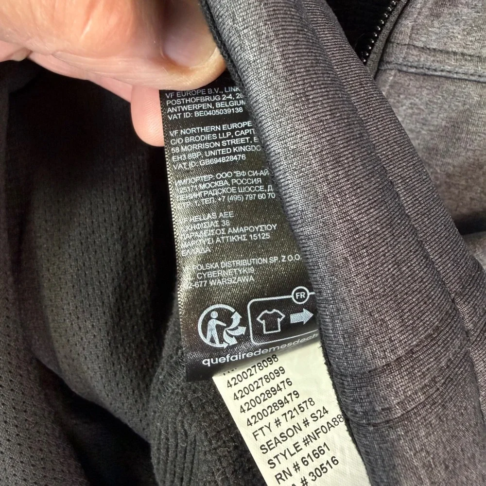 The North Face Ridgewall Softshell Jacket Men XL Gray Amazon LIT2 Leadership Cor